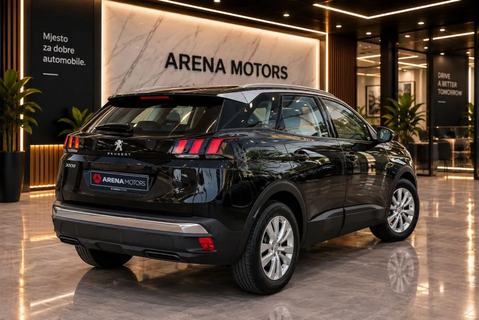 Peugeot 3008 straga desno, zadnja svjetla i bočna strana