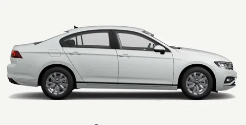 Volkswagen Passat limuzina, bočni pogled s desne strane, bijela boja