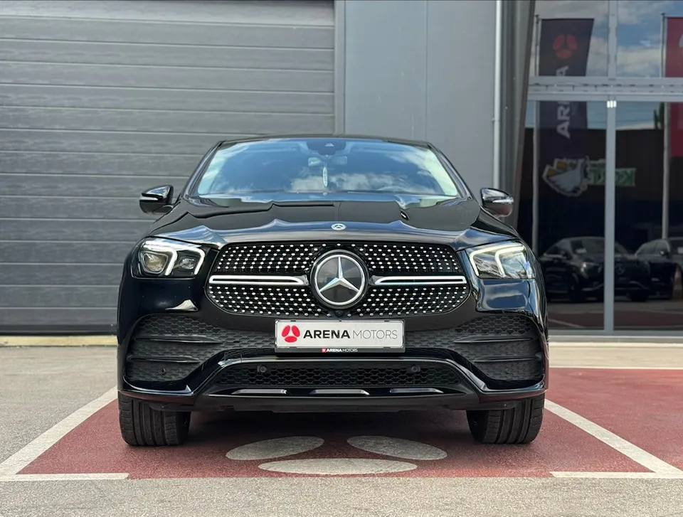 Mercedes-Benz GLE Coupe, prednja strana ravno, maska sa zvijezdom i branik